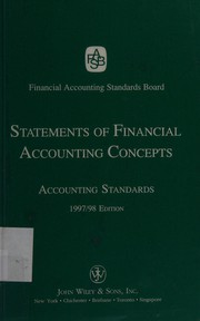 Cover of: Statements of financial accounting concepts: accounting standards