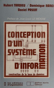 Cover of: Conception d'un système d'information: construction de la base de données