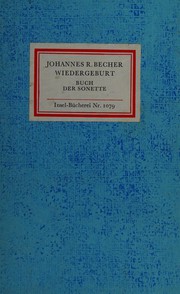 Cover of: Wiedergeburt: Buch der Sonette