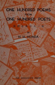 Cover of: One hundred poems from one hundred poets