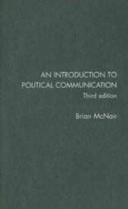 Cover of: An introduction to political communication