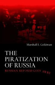 Cover of: The piratization of Russia by Marshall I. Goldman