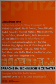 Sehnsuchtsort Berlin by Norbert Miller, Joachim Sartorius
