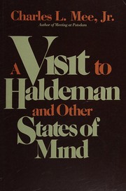 Cover of: A visit to Haldeman and other states of mind