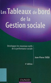 Les tableaux de bord de la gestion sociale by Jean-Pierre Taïeb