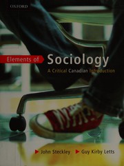 Cover of: Elements of sociology: a critical Canadian introduction