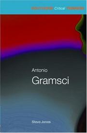 Cover of: Antonio Gramsci (Routledge Critical Thinkers)