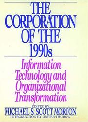 Cover of: The Corporation of the 1990s by edited by Michael S. Scott Morton.