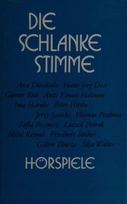 Cover of: Die schlanke Stimme by Hans-Jörg Dost