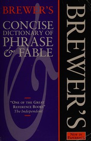 Cover of: Brewer's concise dictionary of phrase & fable