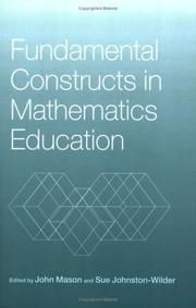 Fundamental constructs in mathematics education