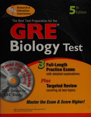 Cover of: The best test preparation for the GRE biology test.
