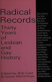Cover of: Radical records by edited by Bob Cant and Susan Hemmings.
