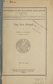 The new Poland by Paul V. B. Jones