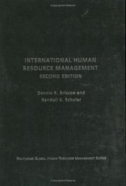 International human resource management : policy and practice for the global enterprise