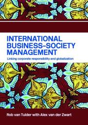 Cover of: International business-society management: linking corporate responsibility and globalization