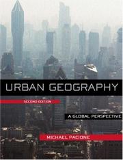 Cover of: Urban geography by Michael Pacione