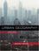 Cover of: Urban geography