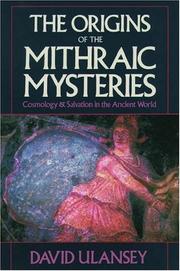 The origins of the Mithraic mysteries by David Ulansey