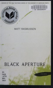 Cover of: Black aperture: poems