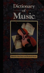 Cover of: Dictionary of music