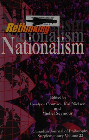 Cover of: Rethinking nationalism