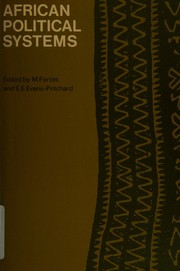 African political systems by Meyer Fortes