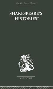 Shakespeare's Histories by Lily B Campbell