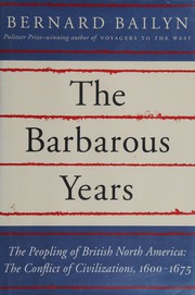 Cover of: The Barbarous Years