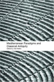 Cover of: Mediterranean Paradigms and Classical Antiquity