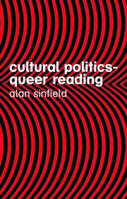 Cover of: Cultural politics-- queer reading / Alan Sinfield.