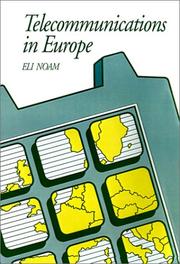 Cover of: Telecommunications in Europe