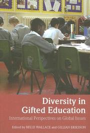 Cover of: Diversity in gifted education: global issues