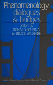Cover of: Phenomenology, dialogues and bridges