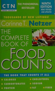 Cover of: The complete book of food counts