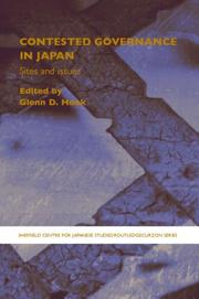 Contested governance in Japan : sites and issues