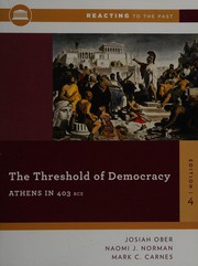Cover of: Threshold of Democracy: Athens in 403 B. C.