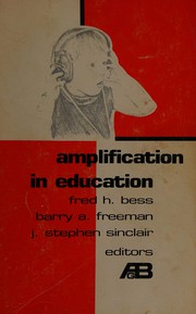 Cover of: Amplification in education
