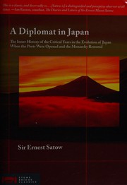 Cover of: A Diplomat in Japan by 