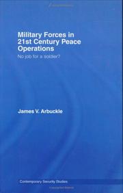 Cover of: Military Forces in 21st Century Peace Operations | Jamie Arbuckle