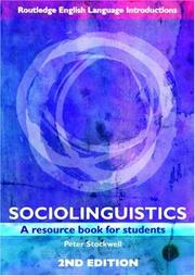 Sociolinguistics : a resource book for students