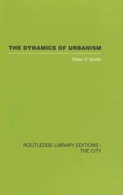 Cover of: Dynamics of Urbanism