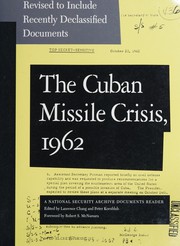 Cover of: The Cuban missile crisis, 1962: a National Security Archive documents reader