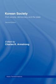 Cover of: Korean Society by Char Armstrong