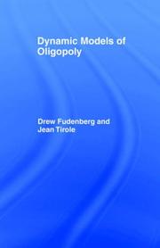 Dynamic models of oligopoly