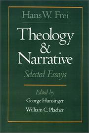 Cover of: Theology and narrative: selected essays