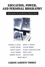 Education, power and personal biography : dialogues with critical educators