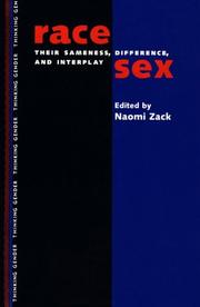 Race/sex : their sameness, difference and interplay