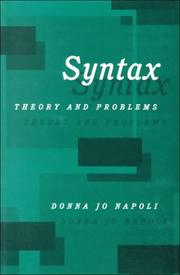 Syntax : theory and problems