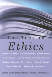 The turn to ethics